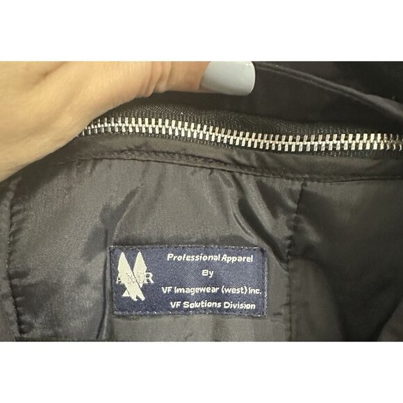 AMR Long Trench Coat Women’s 10R Black Thinsulate Pockets Lined Outdoor - Picture 3 of 10